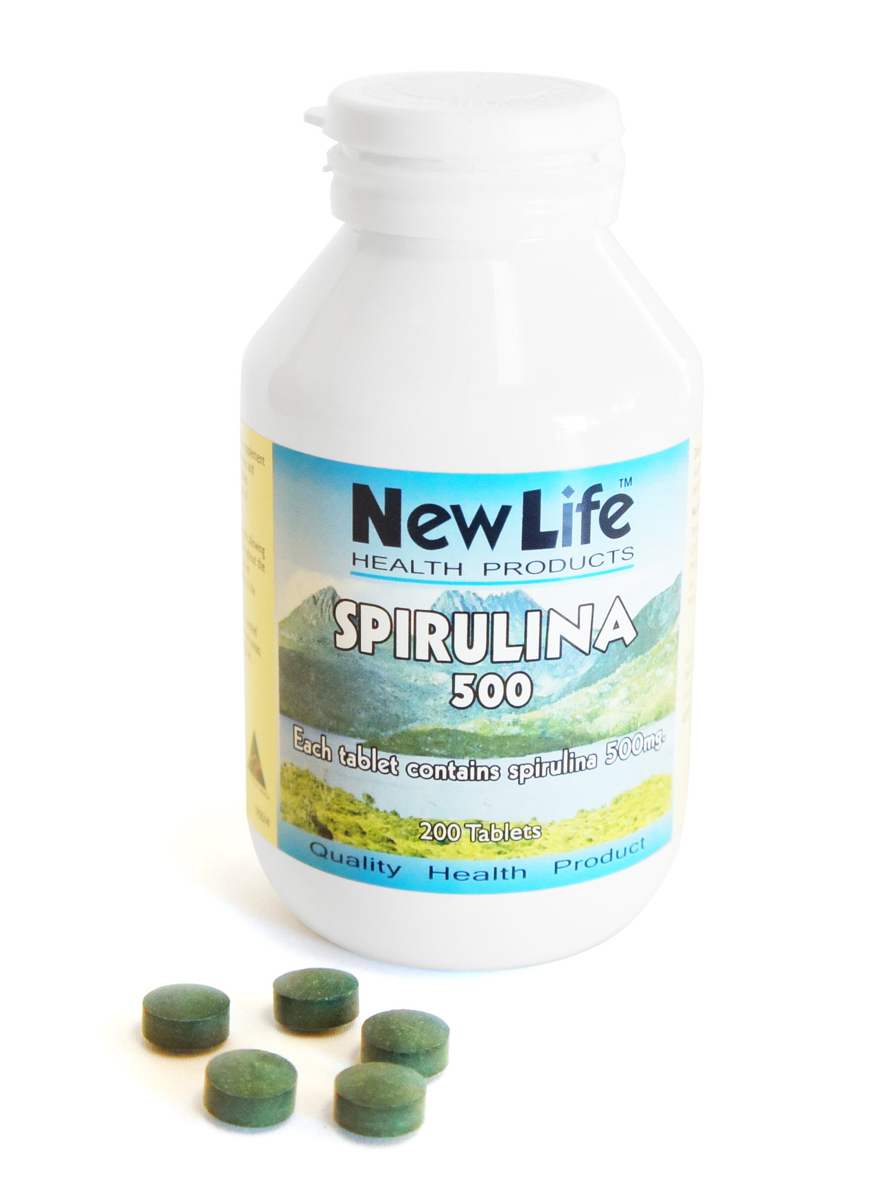 Spirulina 500mg (200 tablets)